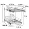 Household Essentials Glidez Chrome 2-Tier Cabinet Organizer